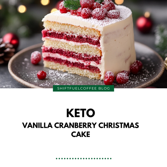 Coffee Break Recipe: Keto Vanilla Cranberry Christmas Cake