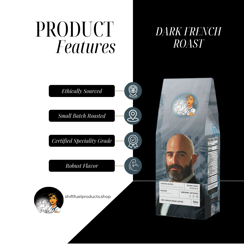 Shift Fuel's Healthcare IT Dark French Roast