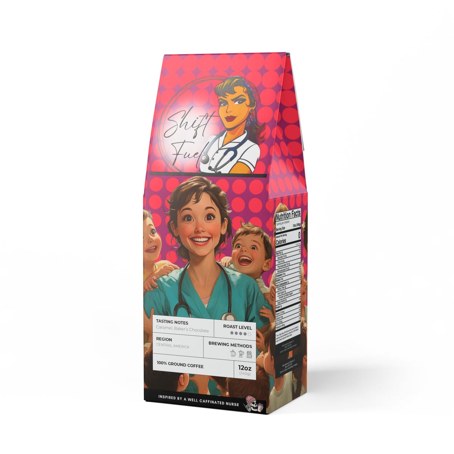 Shift Fuel Pediatric Nurse Coffee (Medium-Dark Roast)