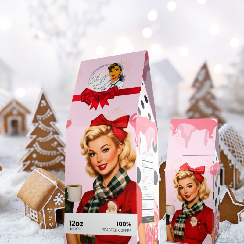 <img src="https://shiftfuelproducts.shop/cdn/shop/files/Shift_Fuel_Pinup_Peppermint_Coffee_Retro_Packaging_120z_package.png?v=1730903345" alt="Shift Fuel Pinup Holiday Peppermint Coffee in Retro Packaging - 12oz Bag, Perfect for Festive Mornings" />

