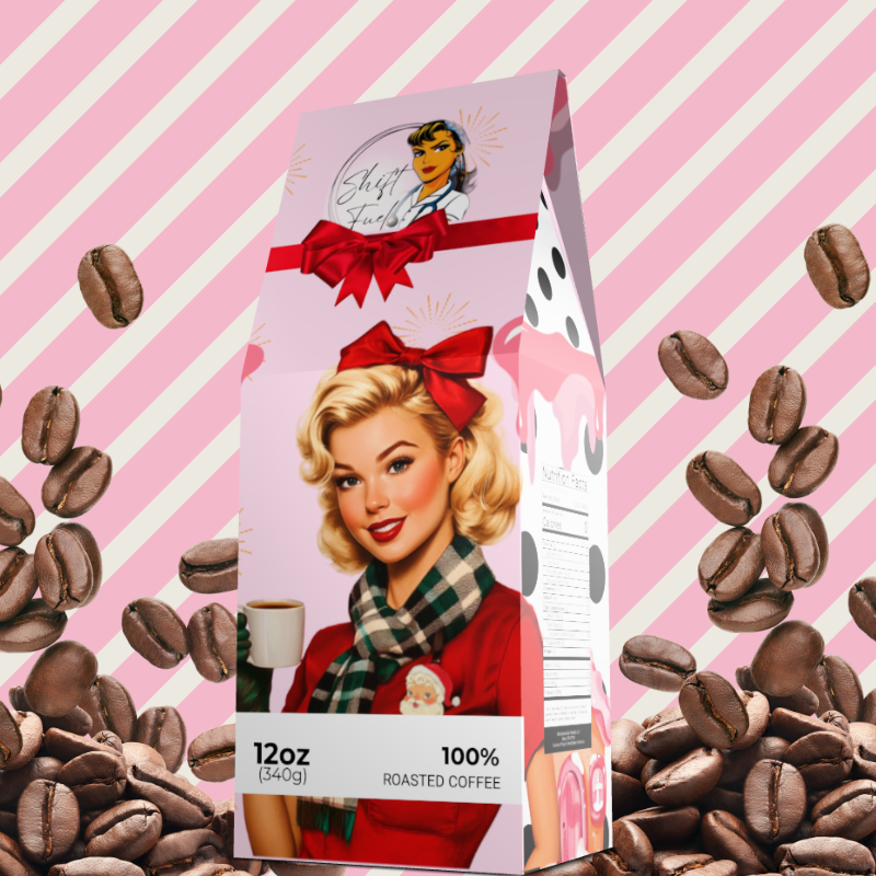 Shift Fuel’s Pinup Holiday Peppermint Coffee