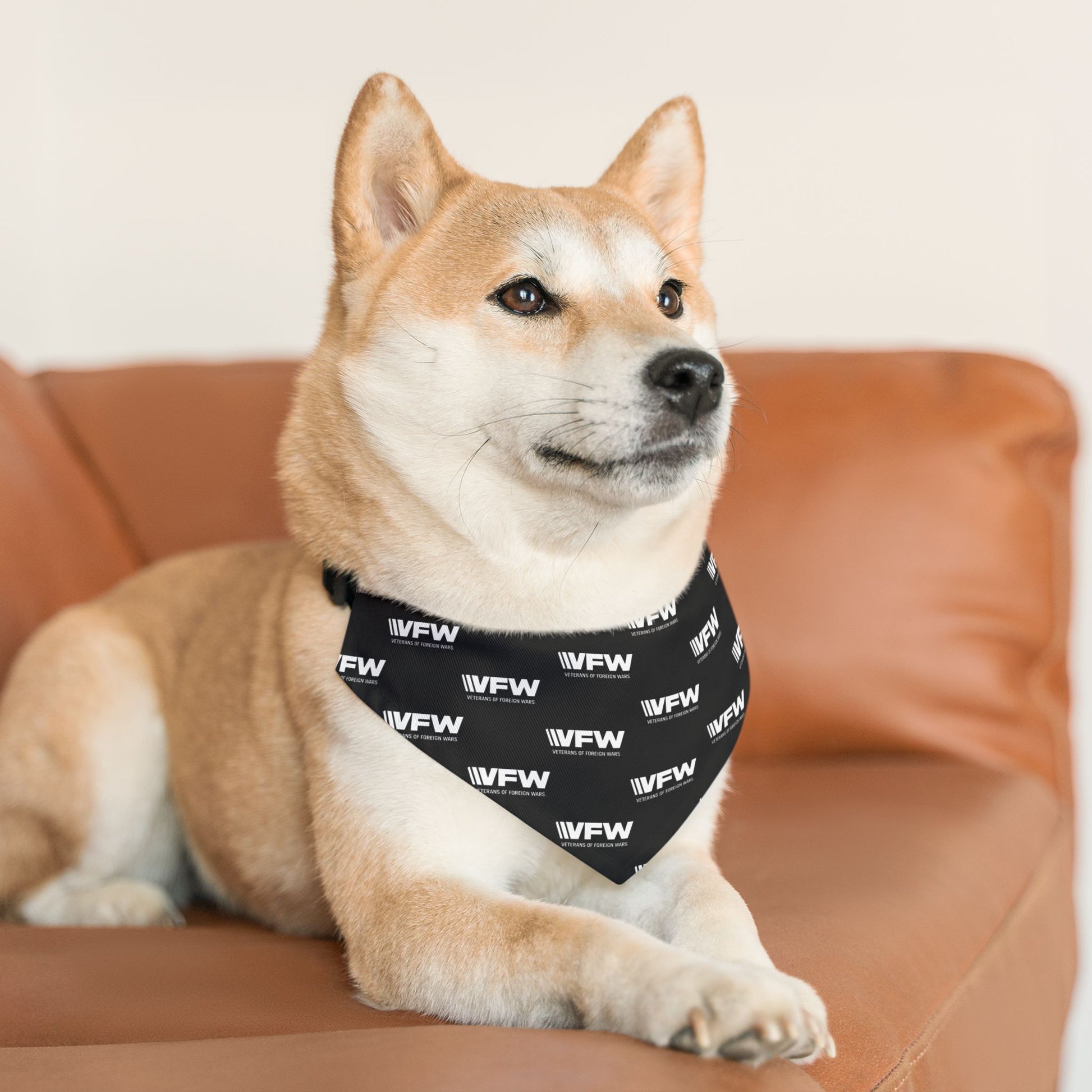 <img src="https://shiftfuelproducts.shop/cdn/shop/files/dog_on_the_couch_wearing_a_stylish_vow_pet_bandana.jpg?v=1730403755&width=2048" alt="A dog relaxing on the couch, proudly wearing a stylish VOW pet bandana, showcasing its vibrant design and comfortable fit." />

